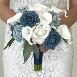 BLUE-AND-WHITE