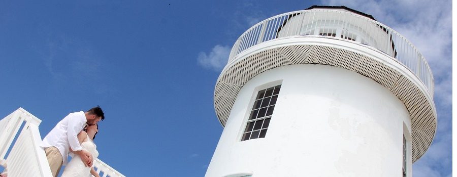 “Natalie & Jeff” Lighthouse Wedding At Pearl Island